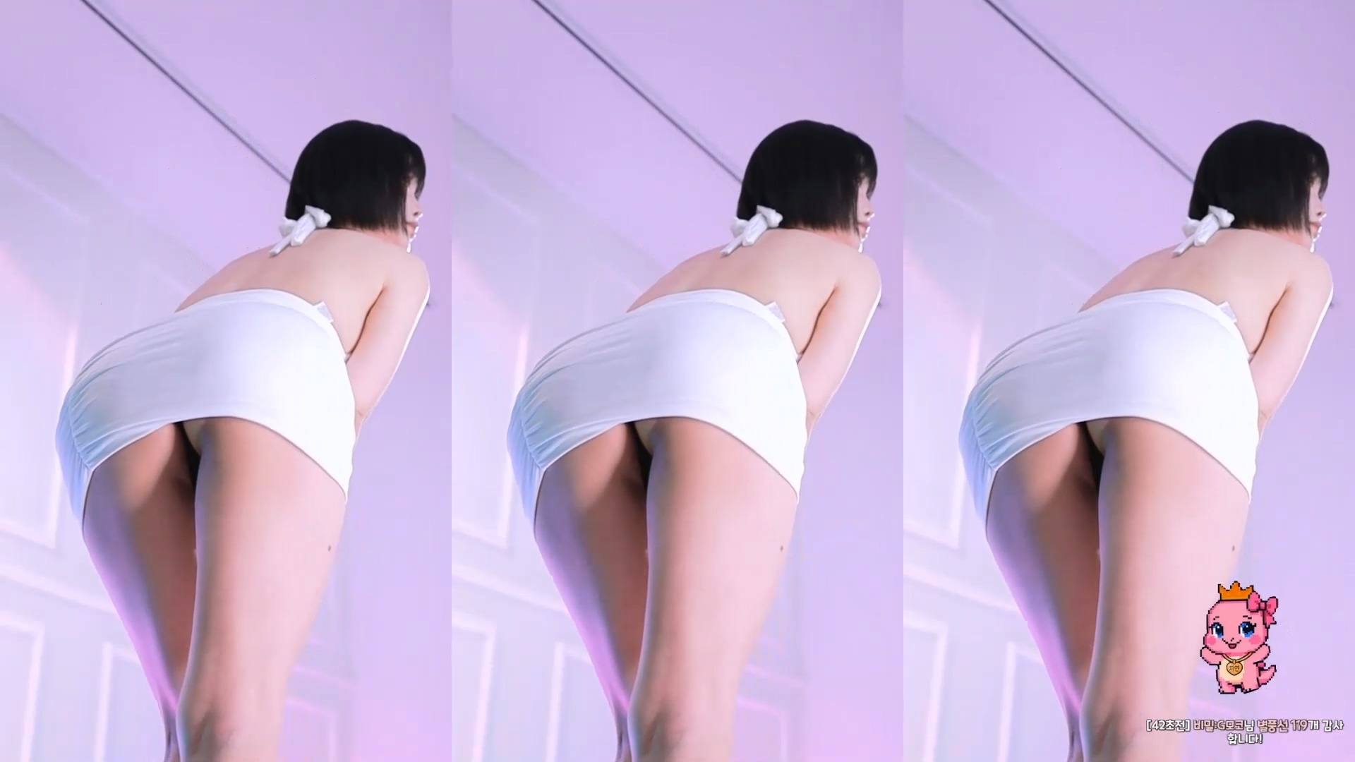 인지연♡（dlswldus107）짧은 치마 엉밑살 노출