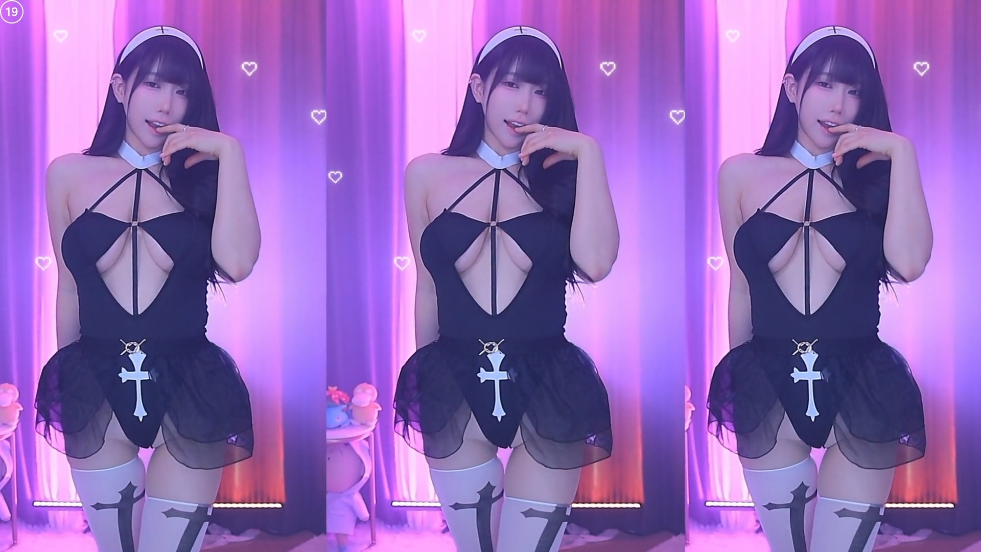 그릴래영（eunyoung1238）260113 수녀 코스프레 하이레그