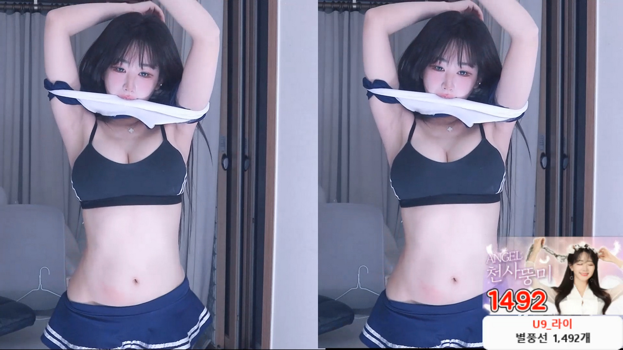 뚱미♥（dlatmdaldlr）브루마 제끼고 브라 노출 골반 자랑 250718