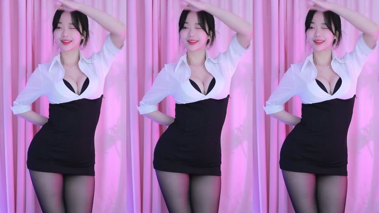 러아♡（smmms2002）오피스룩 검스 원피스 몸매가 야한