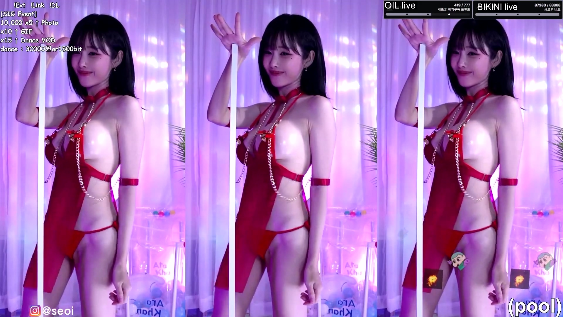 정서이_ （seoi1016）251226 빨간색 크리스마스 코스튬 비키니