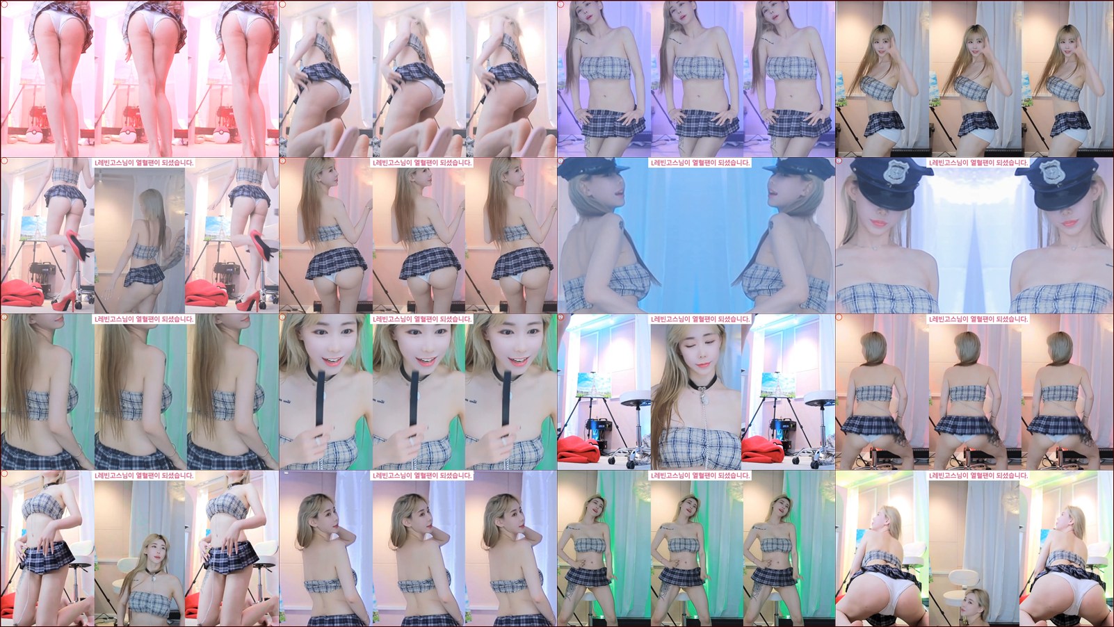 ♥레빈♥（h920823）하얀 속바지 트월킹