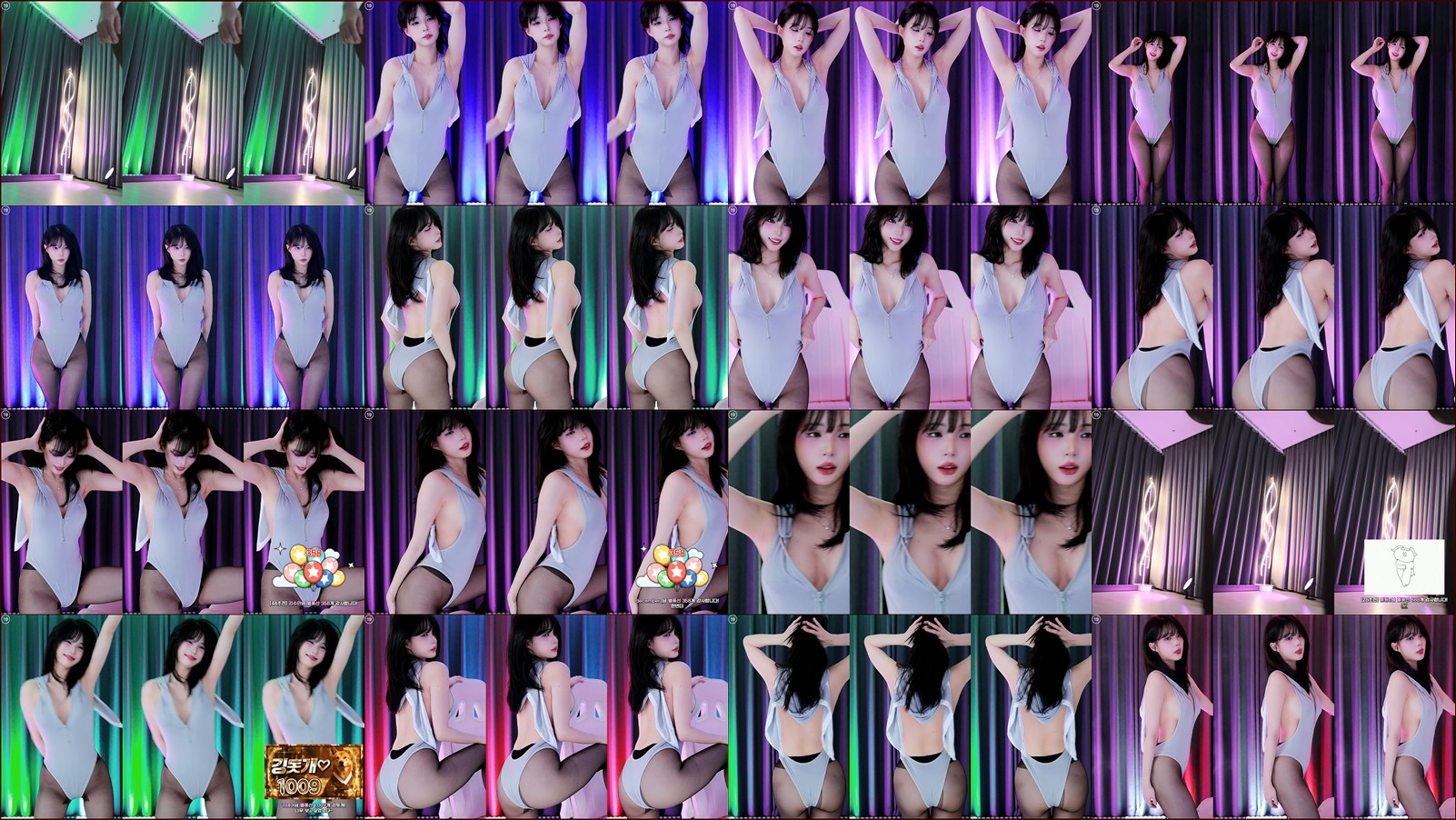 깅예솔（yunhee1222）260213 검정 스타킹 하이레그